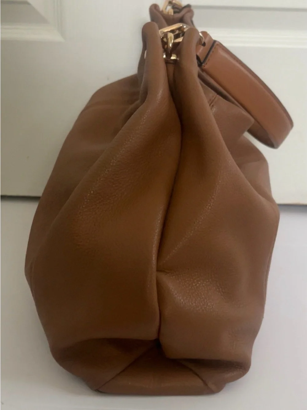 Michael Kors Lex Large Hobo Acorn Leather Convertible Shoulder Bag